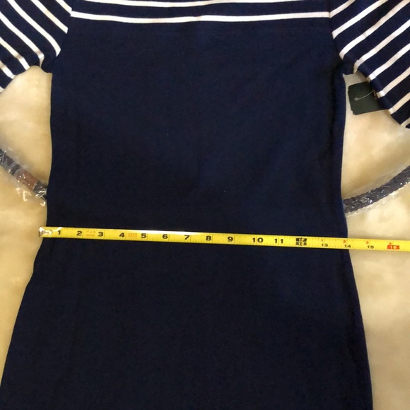 Ralph Lauren Blue and White Stripe Dress. - Picture 7 of 10